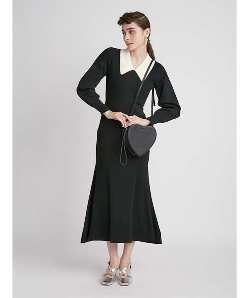 「FURFUR」 ニットワンピース FREE ベージュ レディース_画像5