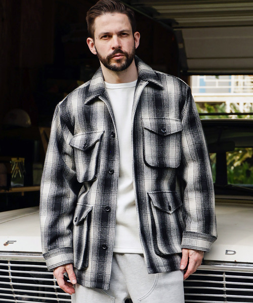 ブルゾン アウター MR.OLIVE ミスターオリーブ / SKOOKUM COLLABORATION MACKINAW JACKET スクーカムコラ