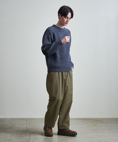 【ZOZO限定】ナイロン リップストップ トレーニングパンツ info. BEAUTY&YOUTH（インフォビューティアンドユース）の