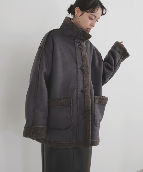 【SALE】柔らか ムートンコート オーバーサイズ ゆったり 日本製 ブラック ZOZOTOWN Yahoo!店 - ムートンコート｜Yahoo!ショッピング
