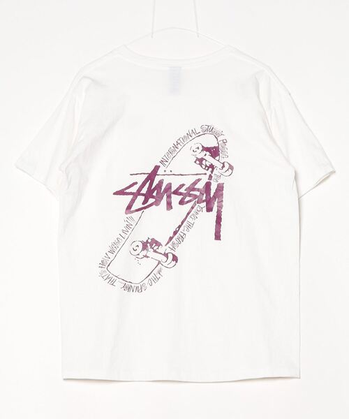 stussy 半袖 Tシャツ 白 Lサイズ STUSSY ステューシー Tシャツ 半袖 メンズ Big Stock ( stussy tee T