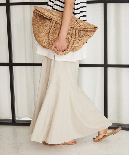 「JOURNAL STANDARD relume」 フレアスカート 38 ベージュ レディース_画像2