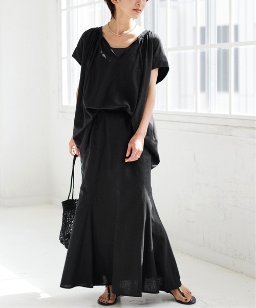 「JOURNAL STANDARD relume」 フレアスカート 38 ベージュ レディース_画像7