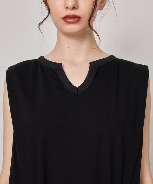 「PUBLIC TOKYO」 ノースリーブワンピース 1 アイボリー レディース_画像6