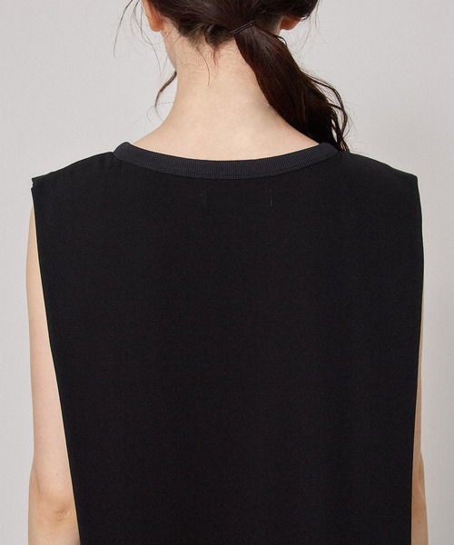 「PUBLIC TOKYO」 ノースリーブワンピース 1 アイボリー レディース_画像8