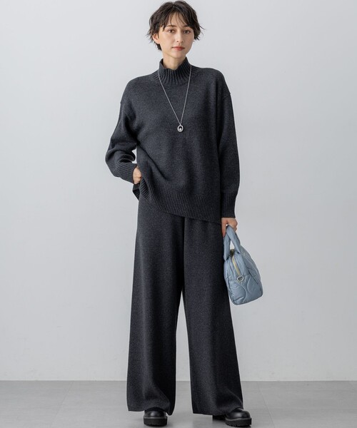 23区（ニジュウサンク） パンツ カシミヤブレンド ニット パンツ