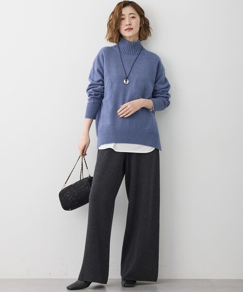23区（ニジュウサンク） パンツ カシミヤブレンド ニット パンツ