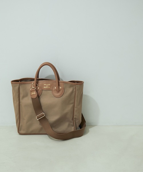 【人気商品】YOUNG & OLSEN 2wayバッグ　レザー　ブラウン YOUNG&OLSEN The DRYGOODS STORE（ヤングアンドオルセン） 2WAYバッグ