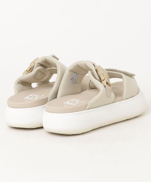「PUMA」 フラットサンダル 23cm ベージュ レディース_画像2