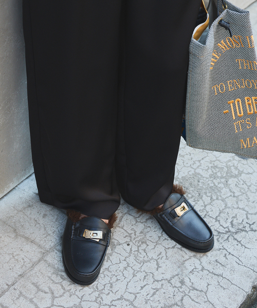 CAMINANDO（カミナンド） シューズ 別注 Fur付ミュール 25136W