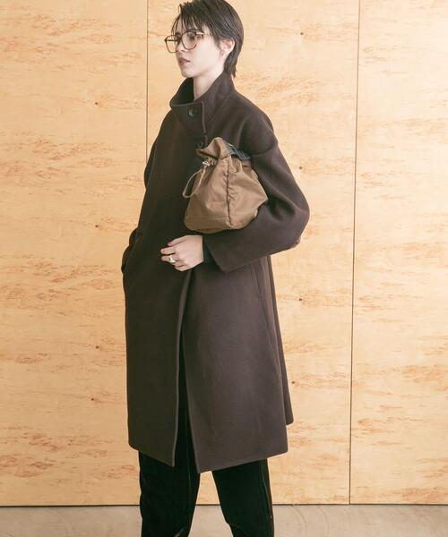 コート アウター スーパー100ウールスタンドカラーコート レディース | URBAN RESEARCH | 13