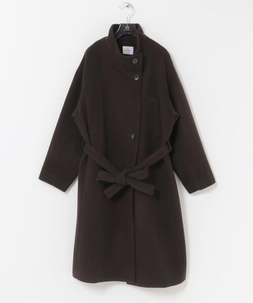 美品✨MARELLA スタンドカラーコート　ヴァージンウール100% ブラウン MARELLA マレーラ ヴァージンウール コート イタリア製 チェスター