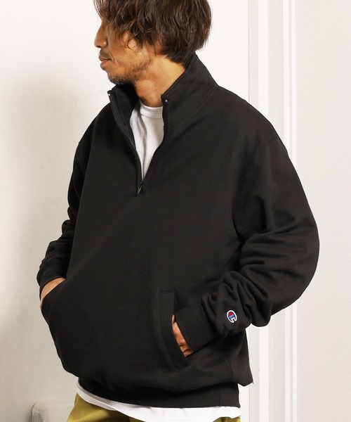 Champion / スウェット/L/コットン/BLK Champion（チャンピオン） スウェットカットソー L ブラック メンズ