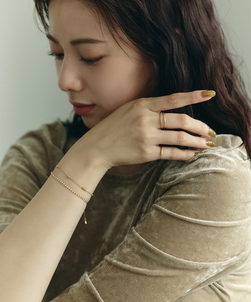 Coottie ブレスレット　サイズL 美品 Jolie Toujours（ジョリトゥジュール） ブレスレット 「K18GP」カット
