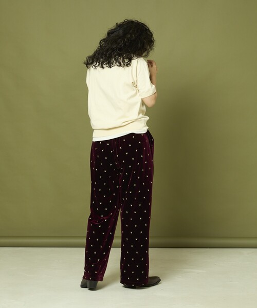 「Freada」 半袖Tシャツ ONE SIZE オフホワイト レディース_画像4