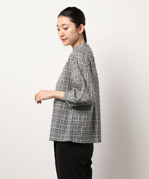 「conges payes ADIEU TRISTESSE」 7分袖ブラウス 38 ブルー レディース_画像2