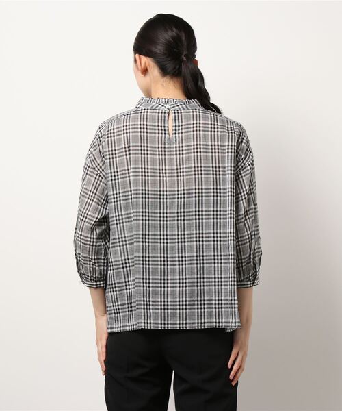 「conges payes ADIEU TRISTESSE」 7分袖ブラウス 38 ブルー レディース_画像3