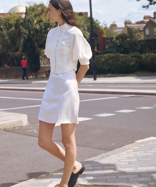 TELOPLAN（テーロプラン） ブラウス シャツ Kate China Top レディース