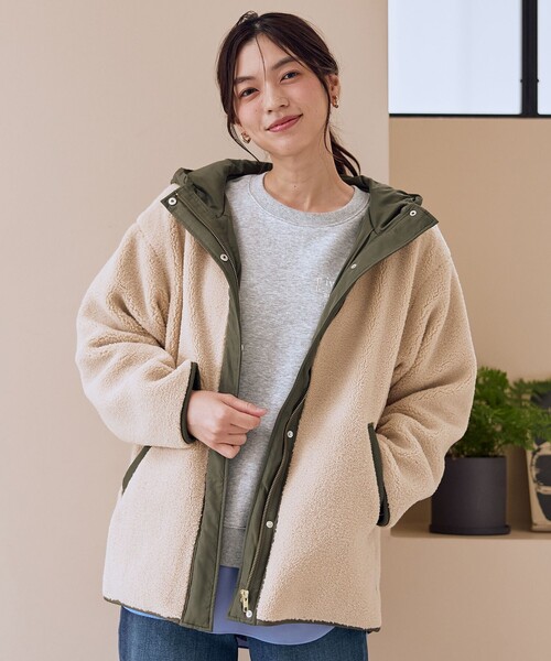 ANY（エニィ） ムートンコート ボアコート 「LEE掲載」ボアコート