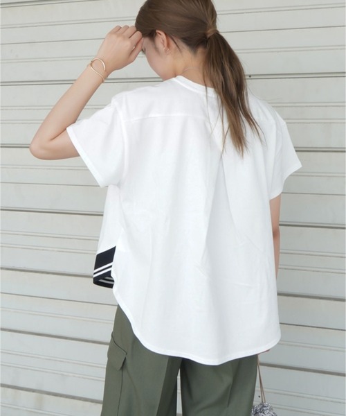 「LUCA/LADY LUCK LUCA」 半袖Tシャツ FREE ブラック レディース_画像3