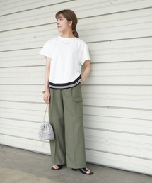 「LUCA/LADY LUCK LUCA」 半袖Tシャツ FREE ブラック レディースの画像5