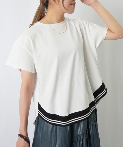 「LUCA/LADY LUCK LUCA」 半袖Tシャツ FREE ブラック レディース_画像9