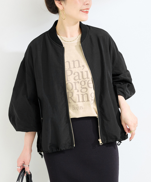 B.C STOCK（ベーセーストック） ブルゾン アウター リブカラーブルゾン