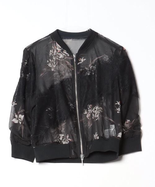 新品 Black & White レディースブルゾン FRAY I.D（フレイ・アイディー） ブルゾン 1 ブラック レディース