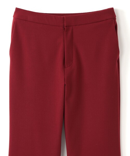 AMACA（アマカ） ブーツカットパンツ 38 レッド レディース : ZOZOTOWN