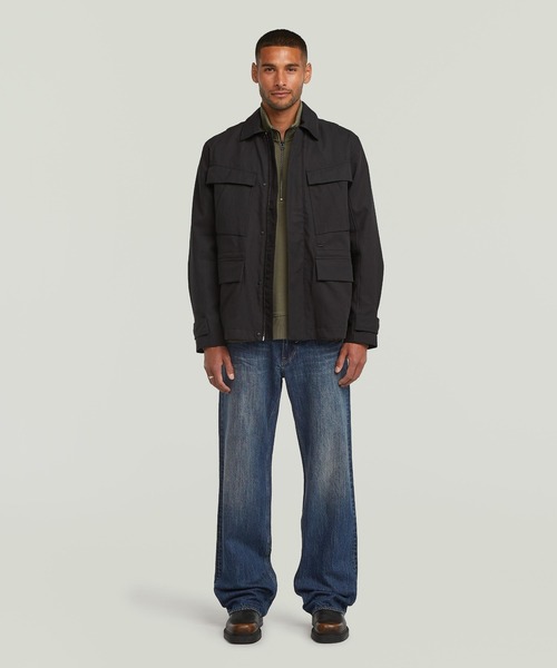 ミリタリージャケット モッズコート Clean Field Jacket/ミリタリーディテールクリーンフィールドジャケットの画像