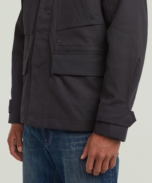 ミリタリージャケット モッズコート Clean Field Jacket/ミリタリーディテールクリーンフィールドジャケットの画像