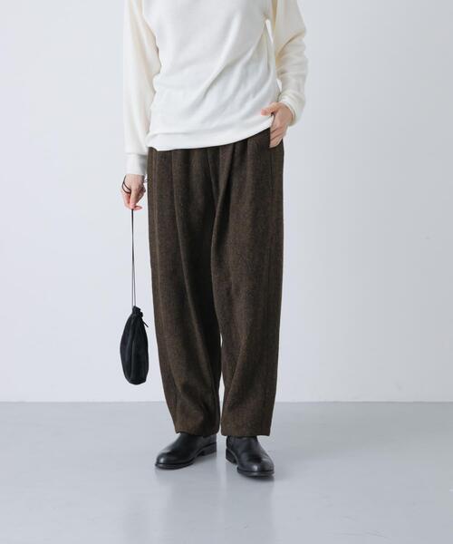 かぐれ パンツ Wool tapered pants レディース : ZOZOTOWN Yahoo!店