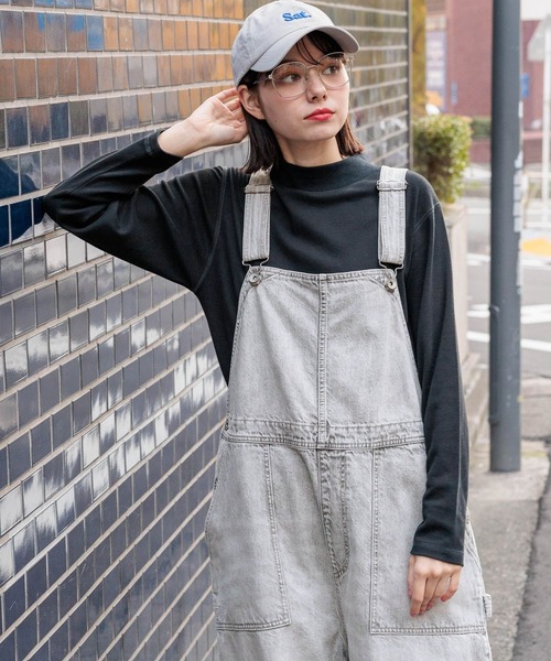 niko and…（ニコアンド） オーバーオール FREE インディゴブルー