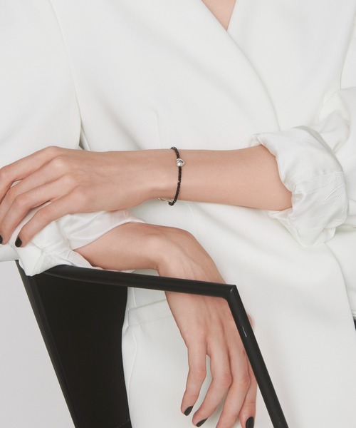 ブレスレット 「quip queint」noa black bracelet/ノア ブラック ブレスレット QU230 レディース