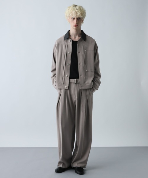 HARE（ハレ） ブルゾン アウター 「SET UP対応」ダブルウィーブ