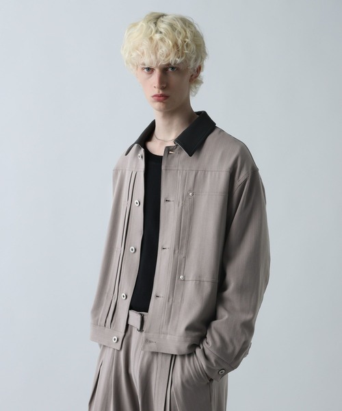 HARE（ハレ） ブルゾン アウター 「SET UP対応」ダブルウィーブ