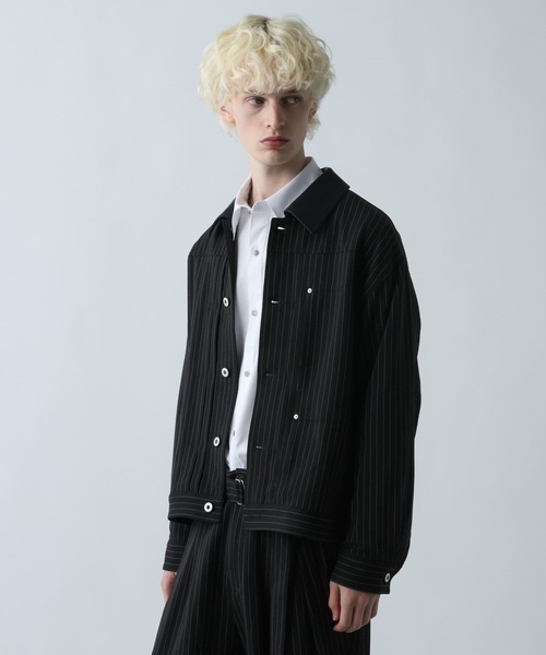 HARE（ハレ） ブルゾン アウター 「SET UP対応」ダブルウィーブ