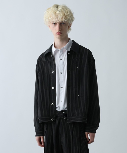 HARE（ハレ） ブルゾン アウター 「SET UP対応」ダブルウィーブ