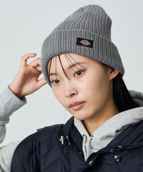 グレー ニット帽 ddd ③④⑧ Dickies（ディッキーズ） ニット帽 ニットキャップ 「Dickies