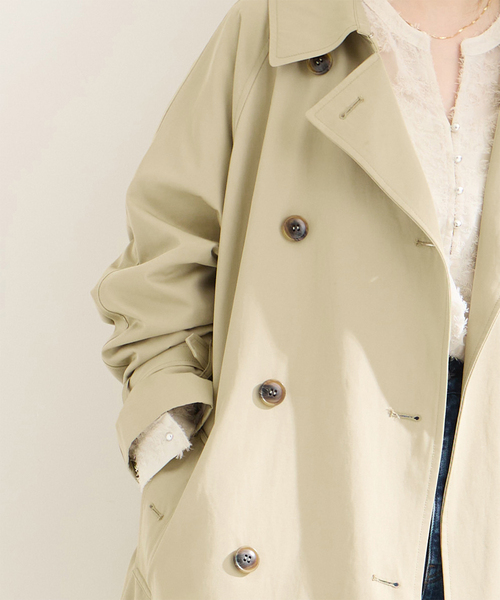 ★未使用品★see by chloe　トレンチコート　スタンドカラー　ベージュ ☆未使用品☆see by chloe トレンチコート スタンドカラー ベージュ