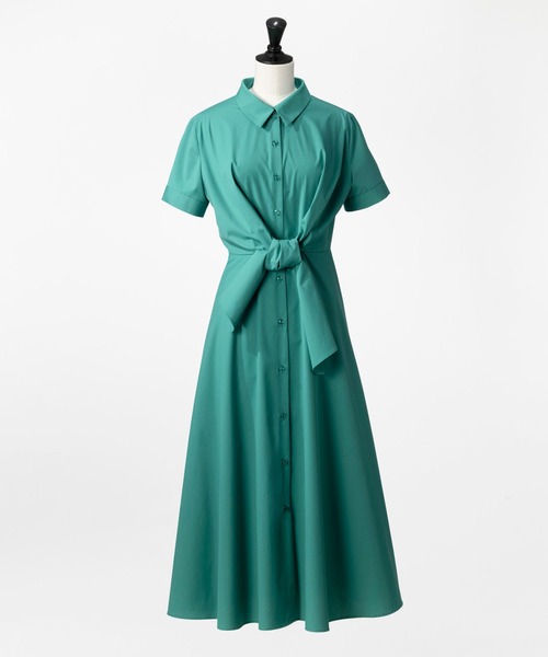 「STRAWBERRY-FIELDS」 半袖ワンピース 2 ネイビー レディース_画像2