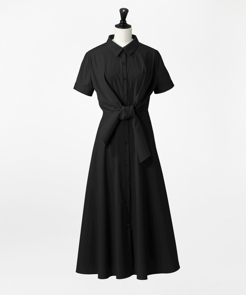 「STRAWBERRY-FIELDS」 半袖ワンピース 2 ネイビー レディース_画像3