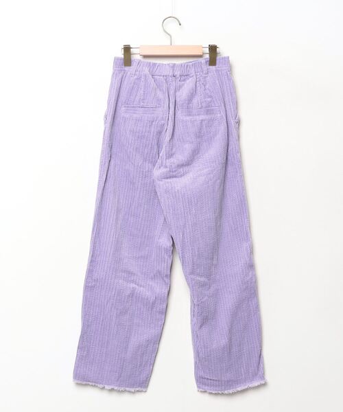 「RAY CASSIN」 コーデュロイパンツ FREE パープル レディース_画像2