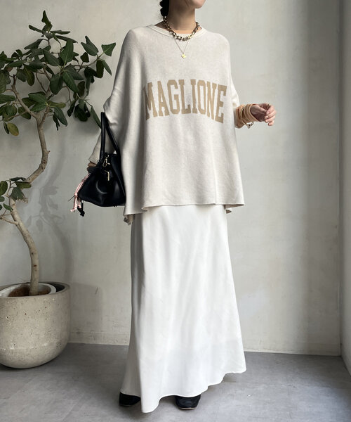 「DouDou」 長袖ニット FREE ブラック レディース_画像2