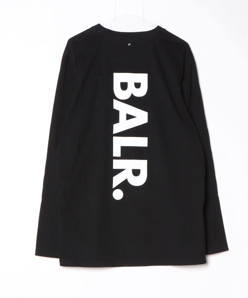 BALR.（ボーラー） ワンポイント長袖Tシャツ X-LARGE ブラック メンズ