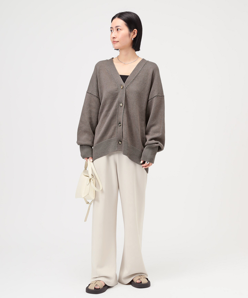 AP STUDIO イージーパンツ 36 ベージュ レディース : ZOZOTOWN Yahoo