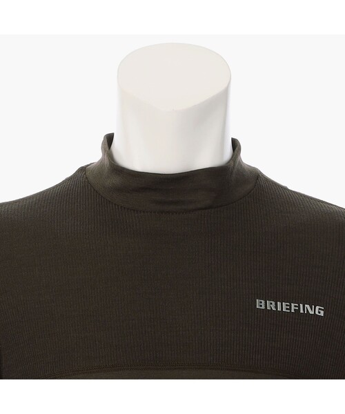 ブリーフィングゴルフ　ウールクルーネック　ブラック　L ブリーフィングゴルフ ウールクルーネック ブラック L ブリーフィング