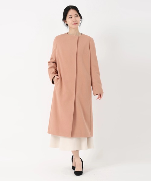 STRAWBERRY-FIELDS（ストロベリーフィールズ） ノーカラーコート