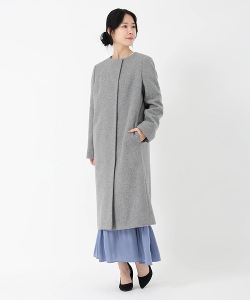 STRAWBERRY-FIELDS（ストロベリーフィールズ） ノーカラーコート