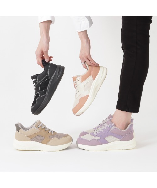 「CEDAR CREST」 ローカットスニーカー 23.0cm ピンク レディース_画像9